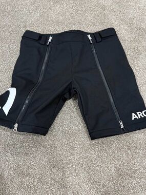 ARCTIC Black Zip-Front Neoprene Shorts